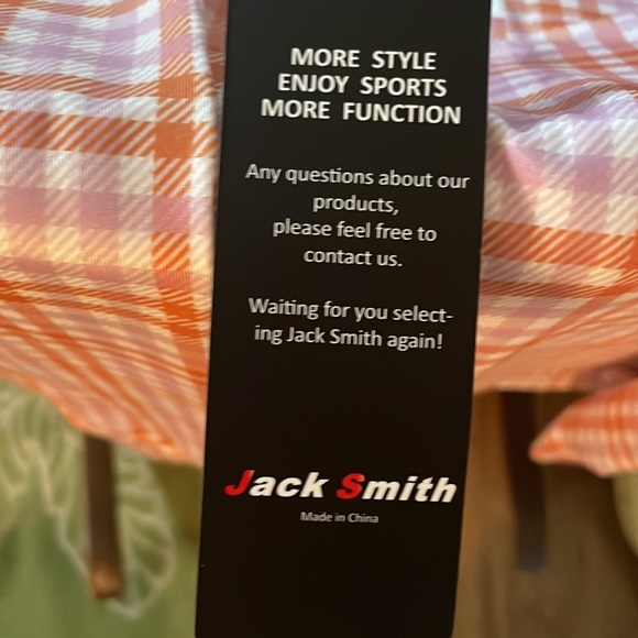 Jack Smith golf shirt, Size Large multi color with front zipper and long sleeves - Picture 9 of 9